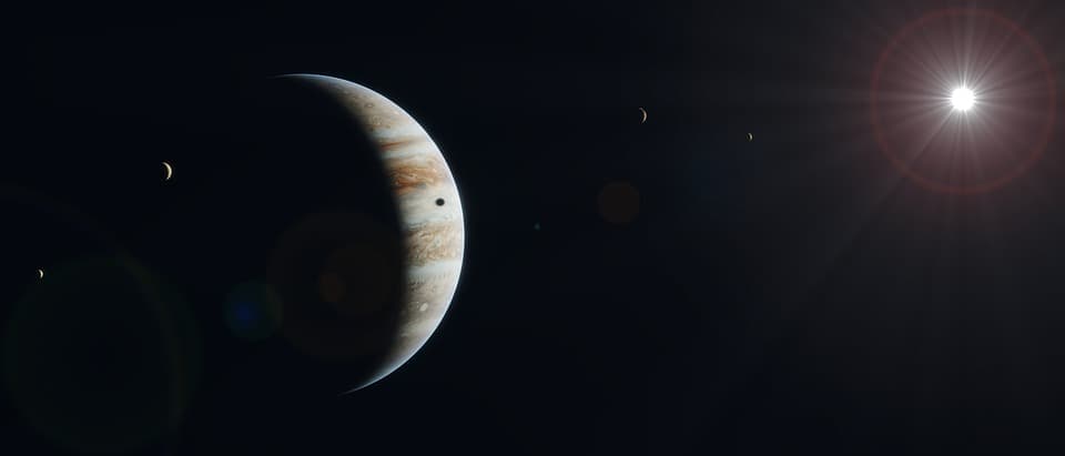 Jupiter shines brighter